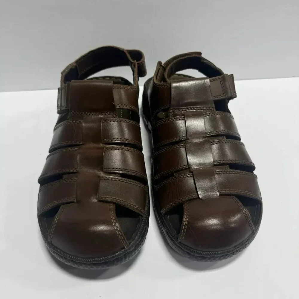 Hush Puppies Mens Ethan Fisherman Sandal Brown Size 9 M